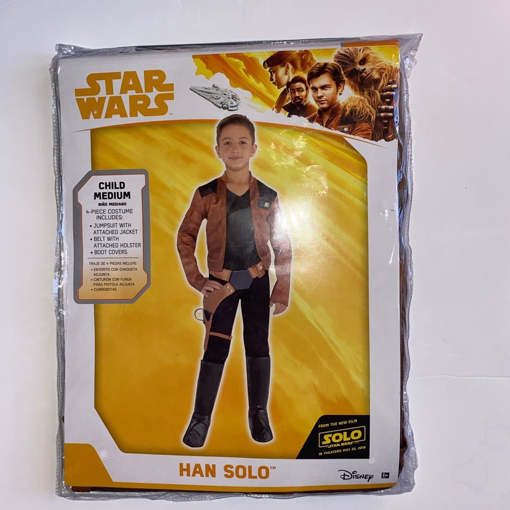 Star Wars Han Solo  Boy's Costume - Picture 2 of 10